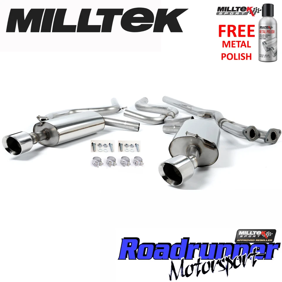 Milltek Mondeo ST220 Impianto di Scarico Cat Back Acciaio Inox 2002-2007 SSXFD080