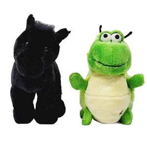 Webkinz Ganz CATERPILLAR & BLACK STALLION Plushes - Picture 1 of 11