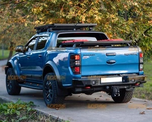 Ford Ranger Raptor 2012 - 2023 Protezione Posteriore Paraurti Nero LED - Imagen 1 de 6