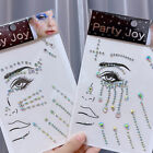 Glitter Face Jewelry Sticker Face Jewels Diamond Makeup Art Eyeliner Temporary#KN