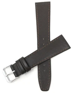 Bandini Watch Band, Leather Strap, Slim, 3 Colors - 6mm - 24mm, Extra Long Also - Picture 1 of 28