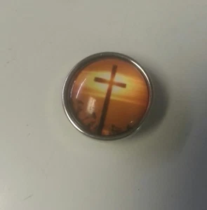 Sunset Cross - passt ChunkGingerNoosa Schnapparmbändern. Kostenloser Versand - Bild 1 von 1