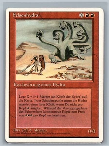 Magic MTG GERMAN Revised Edition (Foreign White Border) Rock Hydra TCG CCG 3rd - Picture 1 of 2