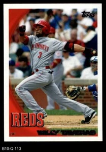 2010 Topps #113 Willy Taveras Reds 8 - NM/MT - Picture 1 of 2