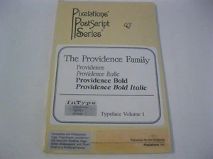 Pixelations Postscript Series The Providence Family Font Amiga - Picture 1 of 2