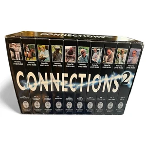 Connections by James Burke 10 Tape VHS Box Set Tlc PBS BBC COMPLETE SET - Picture 1 of 14