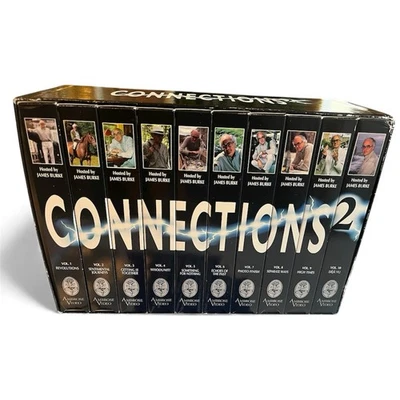 Connections by James Burke 10 Tape VHS Box Set Tlc PBS BBC COMPLETE SET - Image 1 of 4