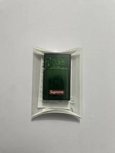 SUPREME TSUBOTA PEARL HARD EDGE LIGHTER FW19 GREEN NEW BOX LOGO - Picture 1 of 3