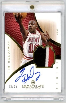 2012-13 Panini Immaculate Collection Tim Hardaway Game Used Prime Patch /25 HOF - Image 1 of 2