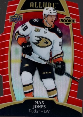 2019-20 Upper Deck Allure Red Rainbow #72 Max Jones - HKY - Image 1 of 2