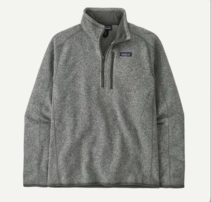 Patagonia Herren 1/4 Zip Fleece Better Sweater Stonewash grau Pullover Jacke XL - Bild 1 von 7