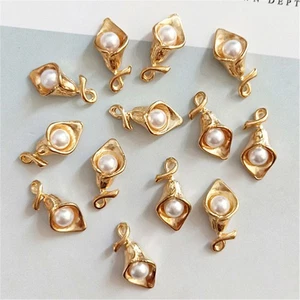20 Pcs Accessori Per Il Giglio Perla Pendianti Produzione Gioielli - Imagen 1 de 11