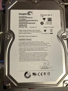 Seagate Hard Drive. New Old Stock. Sealed From The Factory In 2010.  1 Terabyte. - Picture 1 of 6
