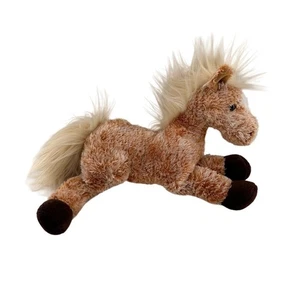 Aurora World Plush Horse 12" Brown Cream Stuffed Animal Toy Pony Western Decor - Picture 1 of 10