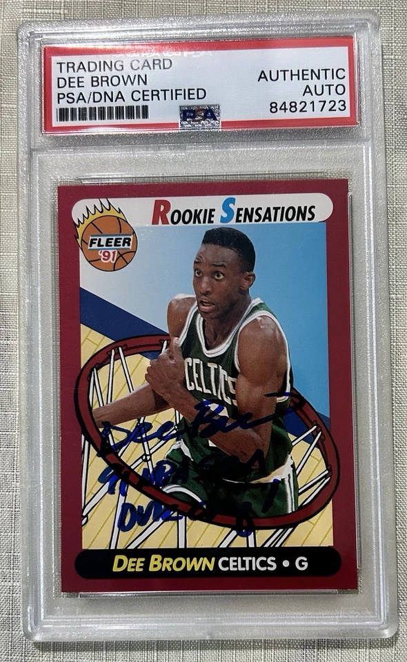 Dee Brown Signed Auto Autograph PSA Authentic Card - Image 1 of 1