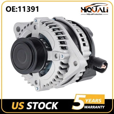 Alternator For 2008-2011 Honda Pilot Odyssey Ridgeline Acura MDX TSX 11391 OEM - Image 1 of 4