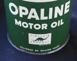 VOLL KEINE UNDICHTIGKEITEN * 1940er SINCLAIR OPAL MOTORÖL alte gelötete Nahtdose 1 qt. Dose - Bild 1 von 15