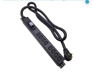 Data Center L6-50P 50AMP 250V IEC C13 8x Power Distribution Socket PDU Meter - Picture 1 of 6