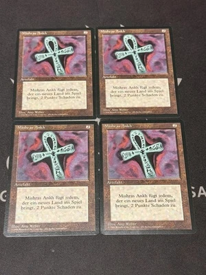 Mishra'S Ankh Fbb German Black Border Set Of 4 - Image 1 of 2