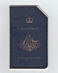 Cancelled Australian Citizen British Subject Passport 1967 Historical Document - Picture 1 of 5