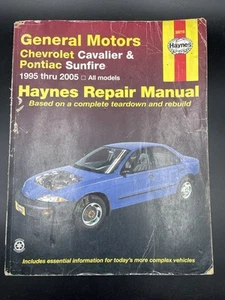 Haynes Repair Manual 38016 GM Chevrolet Cavalier Pontaic Sunfire 1995 thru 2005 - Picture 1 of 6