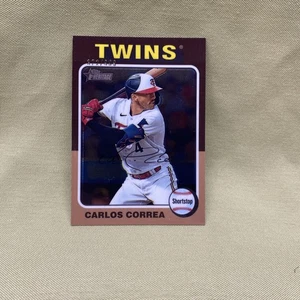 2024 Topps Heritage - Carlos Correa #234 Chrome Minnesota Twins /999 🔥 - Picture 1 of 2
