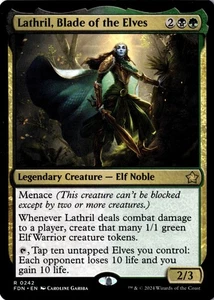 NM - Lathril, Blade of the Elves R Foundations 242 - Picture 1 of 2