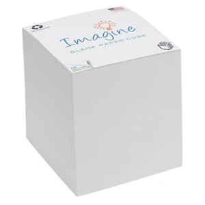 EARTHCUBE Blank White 3.5 Inch Note Cube (Not Sticky) Made in USA (Paper US o... - Picture 1 of 5
