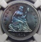 1879 SEATED QUARTER NGC PROOF PF 67 ABSOLUTELY GORGEOUS BLUE PURPLE CHERRY COLOR