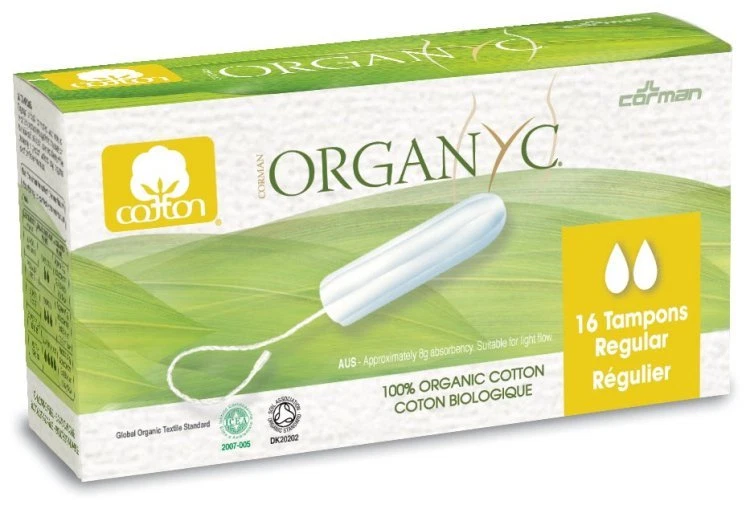 PURAL VERTRIEBS GMBH Organyc Tampons aus Bio-Baumwolle 16 Stück Normal