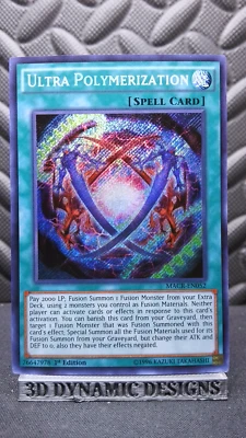 | Yugioh Ultra Polymerization MACR-EN052 1st Edition Secret Rare NM/M 🔥 | - Image 1 of 2
