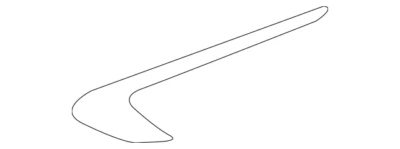 Moldura guardabarros izquierdo mercedes-benz e63 amg s e350 e450 2019-2020 oe 2138804701 Foto 1 de 3