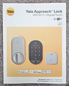Yale Approach Lock with Wi-Fi +Keypad Touch Smart Lock - Silver - Picture 1 of 2