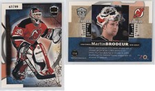 1999-00 Pacific Dynagon Ice Copper /99 Martin Brodeur #114 HOF