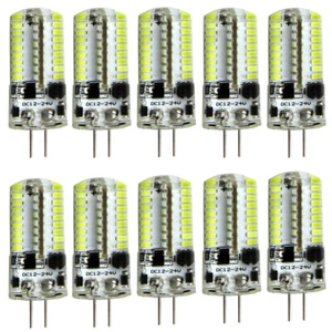10x G4 Bi-Pin 72-3014 LED Light Bulb 12-24V Lights Crystal Lamp Cool White 6500K - Picture 1 of 5