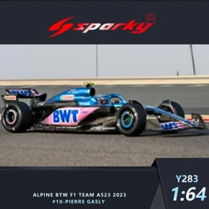 Spark 1:64 F1 2023 BWT Alpine F1 Team A523 Diecast Model Car - Picture 1 of 4