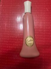 Avon Cotillion Cologne Frosted Glass Coral Vintage Empty