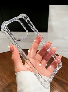 Case For iPhone 15 14 Max Plus 13 12 11 XR SE 7 8 6 Shockproof Clear Phone Cover - Picture 1 of 11