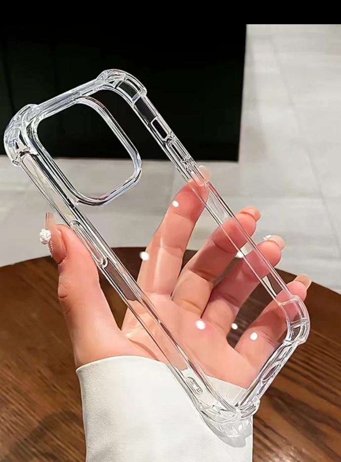 Case For iPhone 15 14 Max Plus 13 12 11 XR SE 7 8 6 Shockproof Clear Phone Cover - Image 1 of 4