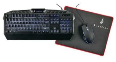 Kingpin RGB Gaming Keyboard Mouse & Mat Combo - 48826 - Image 1 of 2