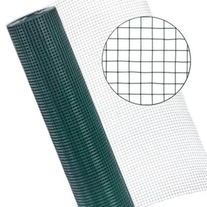 Volierendraht 4eck Voliere 1x10 m Käfig 12x12 Maschendrahtzaun Gartenzaun Grün - Bild 1 von 3