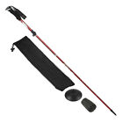 Trekking Poles Collapsible Hiking Pole 43 51 Inch With Mud Basket Red