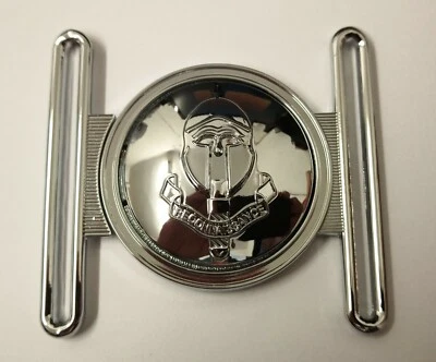 Genuine British Army Special Reconnaissance Regiment Chrome Belt Buckle SRR NEW