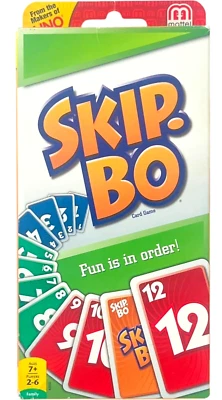 MATTEL 2011 SKIP-BO Get Rid of Your Cards in Sequence Order - Card Game Complete - Image 1 of 4