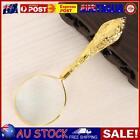 Gold Carved Magnifying Glass Lens European 5X 45Mm Embossed Handheld Magnifier