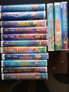 Lot of 14 black diamond walt Disney vhs movies. - Picture 1 of 7