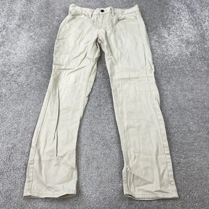 Tony Hawk Slim Straight Jeans Men's 32x32 Beige Flat Front 5-Pocket - Picture 1 of 11