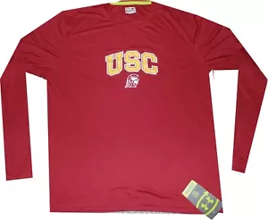 Camisa de manga larga USC Trojans Under Armour para hombre liquidación $28 - Imagen 1 de 3