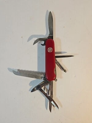 Cuchillo de Manitas Wenger Ejército Suizo Multiherramienta Retirado De Colección Combo-serrado  Foto 1 de 4