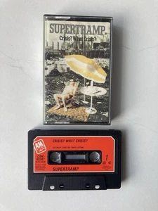 SUPERTRAMP CRISIS WHAT CRISIS? UK CASSETTE TAPE - PLAY TESTED - Picture 1 of 1